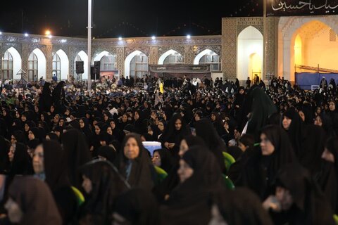 تصاویر/ هشتمین شب سوگواری اباعبدالله در شهر کرمان