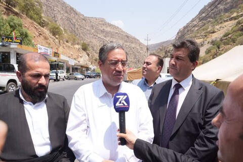 تصاویر/ سفر استاندار آذربایجان غربی به اقلیم کردستان عراق
