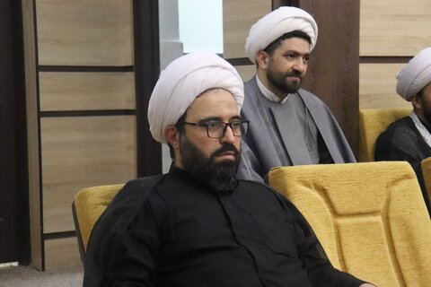 تصاویر/ آیین افتتاحیه دوره میثاق طلبگی حوزه علمیه آذربایجان غربی