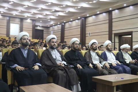 تصاویر/ آیین افتتاحیه دوره میثاق طلبگی حوزه علمیه آذربایجان غربی