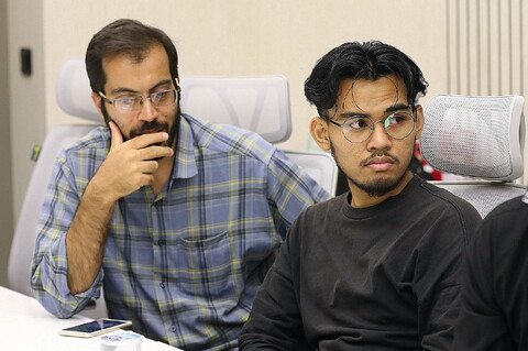 تصاویر/ مراسم رونمایی از نشان ویژه و پوستر دومین رویداد بین المللی نحن ابناء الحسین(ع)