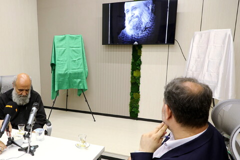 تصاویر/ مراسم رونمایی از نشان ویژه و پوستر دومین رویداد بین المللی نحن ابناء الحسین(ع)