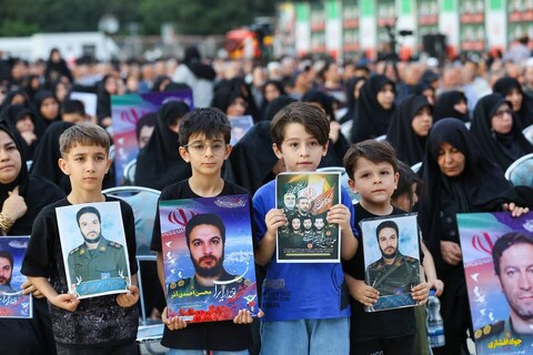 تصاویر/ برگزاری مراسم اربعین شهدای اقتدار آذربایجان شرقی