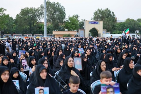 تصاویر/ برگزاری مراسم اربعین شهدای اقتدار آذربایجان شرقی