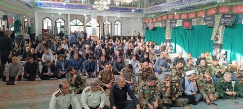 تصاویر/ محفل انس با قرآن یادواره شهدای اقتدار در مسجد جامع امامزاده اسماعیل علیه السلام شهر میانه