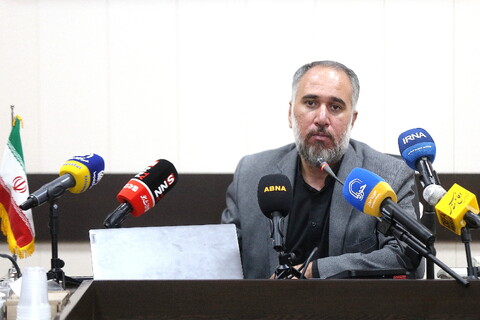 تصاویر/ نشست خبری قرارگاه مردمی اربعین استان قم