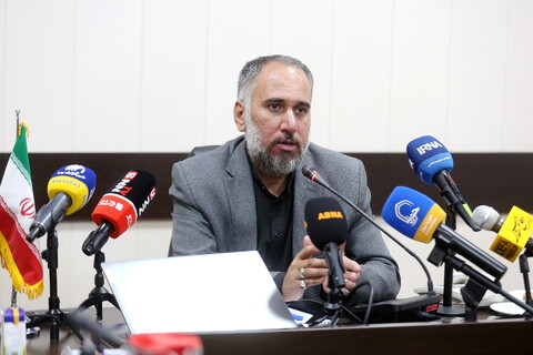 تصاویر/ نشست خبری قرارگاه مردمی اربعین استان قم