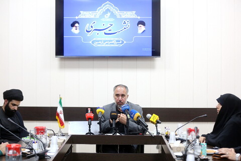 تصاویر/ نشست خبری قرارگاه مردمی اربعین استان قم