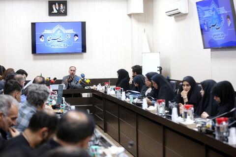 تصاویر/ نشست خبری قرارگاه مردمی اربعین استان قم