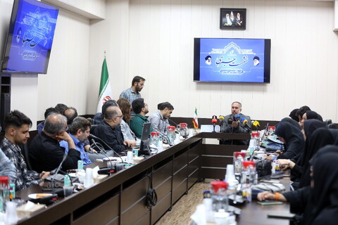 تصاویر/ نشست خبری قرارگاه مردمی اربعین استان قم