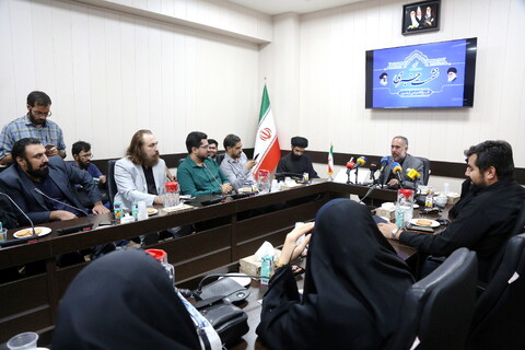 تصاویر/ نشست خبری قرارگاه مردمی اربعین استان قم