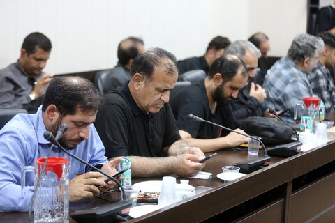 تصاویر/ نشست خبری قرارگاه مردمی اربعین استان قم