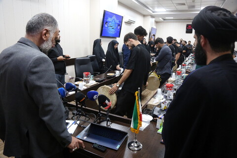 تصاویر/ نشست خبری قرارگاه مردمی اربعین استان قم