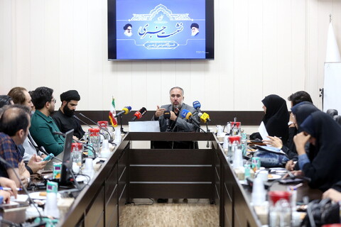 تصاویر/ نشست خبری قرارگاه مردمی اربعین استان قم