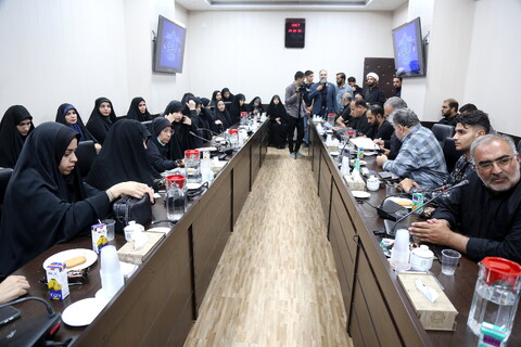 تصاویر/ نشست خبری قرارگاه مردمی اربعین استان قم