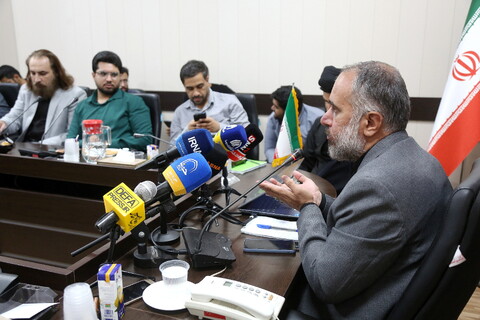 تصاویر/ نشست خبری قرارگاه مردمی اربعین استان قم