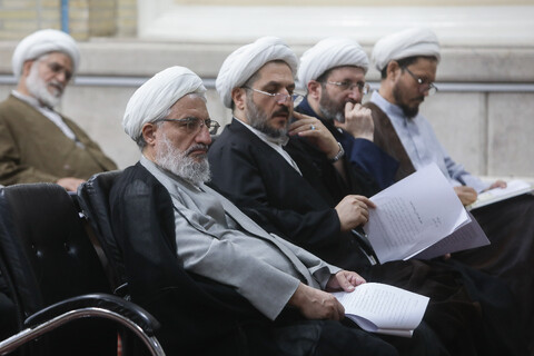 تصاویر/ آیین رونمایی از کتاب «دروس في الجبر و الاختیار»