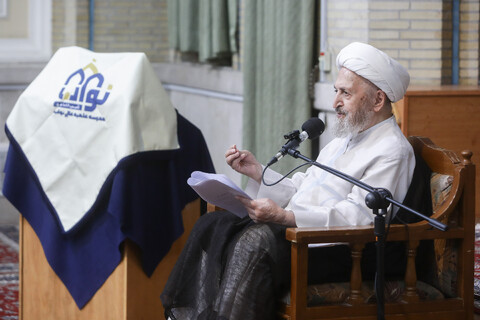 تصاویر/ آیین رونمایی از کتاب «دروس في الجبر و الاختیار»