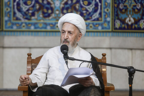 تصاویر/ آیین رونمایی از کتاب «دروس في الجبر و الاختیار»