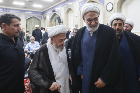 تصاویر/ آیین رونمایی از کتاب «دروس في الجبر و الاختیار»