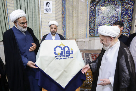 تصاویر/ آیین رونمایی از کتاب «دروس في الجبر و الاختیار»