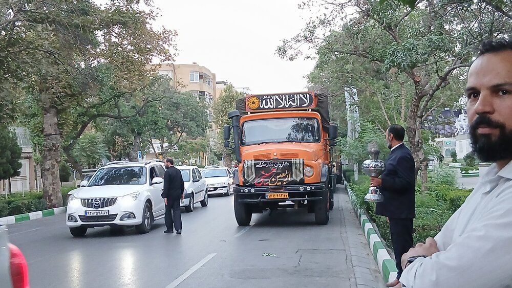 آیین بدرقه کاروان تدارکاتی موکب امام رضا علیه‌السلام