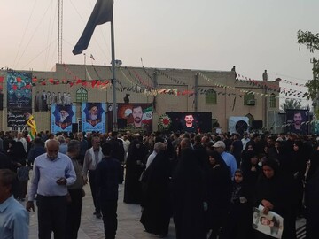 فیلم| دلنوشته های دختر شهید پاسدار ایمان قایدی در تشییع پدر شهیدش