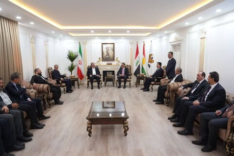 تصاویر/ دیدار استاندار آذربایجان‌غربی با استاندار اربیل اقلیم کردستان عراق