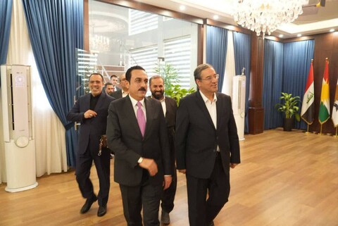 تصاویر/ دیدار استاندار آذربایجان‌غربی با استاندار اربیل اقلیم کردستان عراق
