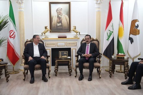 تصاویر/ دیدار استاندار آذربایجان‌غربی با استاندار اربیل اقلیم کردستان عراق