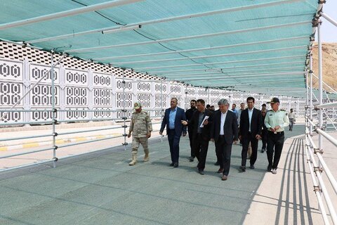 تصاویر/ بازدید فرماندار پیرانشهر از مرز تنرچین