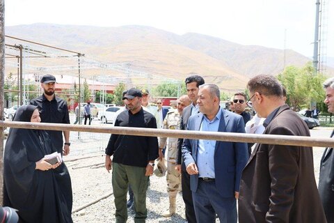 تصاویر/ بازدید فرماندار پیرانشهر از مرز تنرچین