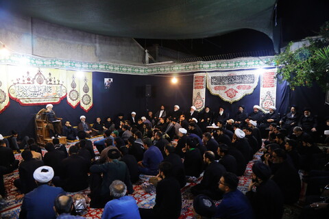 مراسم عزاداری سالار شهیدان در دهه اول ماه صفر در بیت مرحوم آیت الله شاه آبادی (ره)