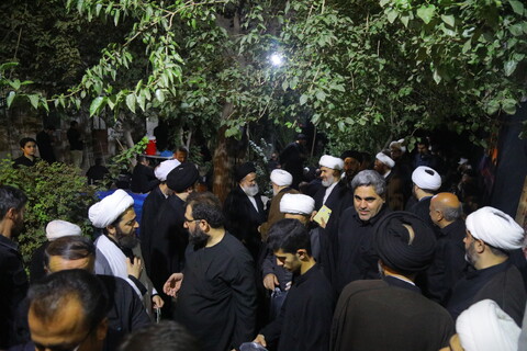 مراسم عزاداری سالار شهیدان در دهه اول ماه صفر در بیت مرحوم آیت الله شاه آبادی (ره)