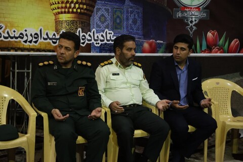 تصاویر / مراسم چهلمین روز شهادت شهید کریمی و شهدای اقتدار در لالجین