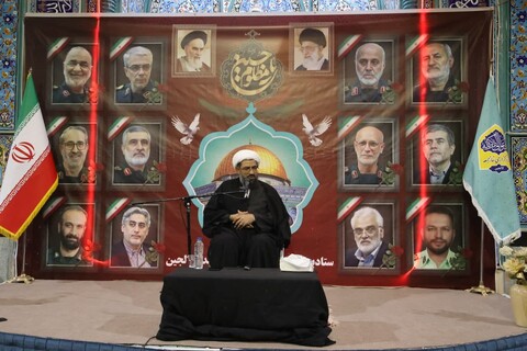 تصاویر / مراسم چهلمین روز شهادت شهید کریمی و شهدای اقتدار در لالجین