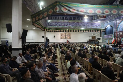 تصاویر / مراسم چهلمین روز شهادت شهید کریمی و شهدای اقتدار در لالجین