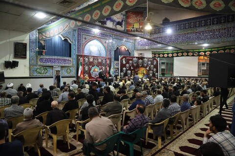 تصاویر / مراسم چهلمین روز شهادت شهید کریمی و شهدای اقتدار در لالجین