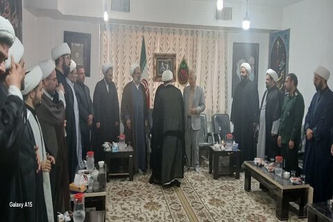 تصاویر/ مراسم تکریم و معارفه مدیر جدید حوزه علمیه هرسین