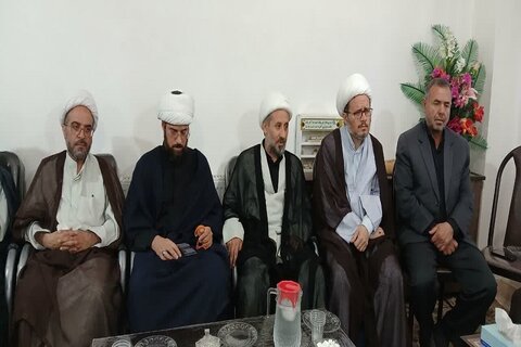 تصاویر/ مراسم تکریم و معارفه مدیر جدید حوزه علمیه هرسین