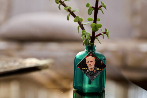 تصاویر/ حضور قالیباف در منزل سرلشکر شهید غلامرضا محرابی