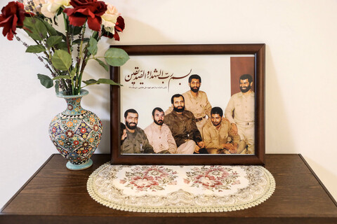 تصاویر/ حضور قالیباف در منزل سرلشکر شهید غلامرضا محرابی