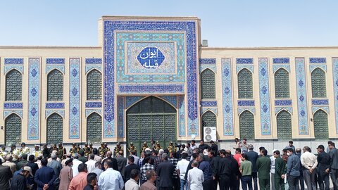 مراسم تشییع شهیدحسینعلی نوری از شهدای حادثه تروریستی زاهدان