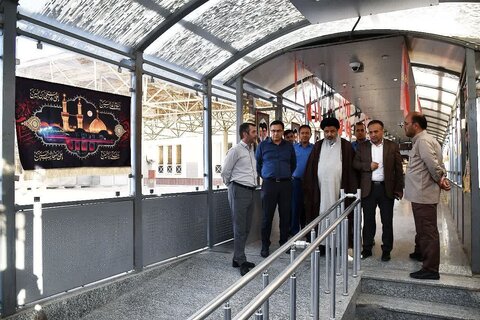 تصاویر/ بازدید مسئولین شهرستان ماکو از ورودی زوار حوزه قفقاز در مرز بازرگان