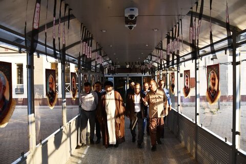 تصاویر/ بازدید مسئولین شهرستان ماکو از ورودی زوار حوزه قفقاز در مرز بازرگان