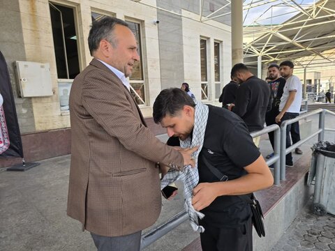 تصاویر/ بازدید مسئولین شهرستان ماکو از ورودی زوار حوزه قفقاز در مرز بازرگان