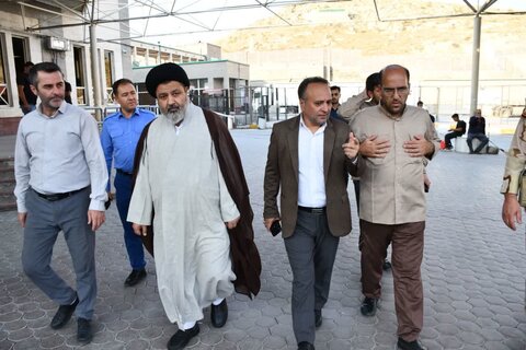 تصاویر/ بازدید مسئولین شهرستان ماکو از ورودی زوار حوزه قفقاز در مرز بازرگان