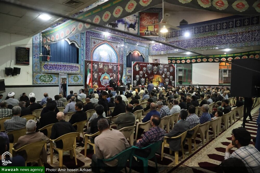 تصاویر / مراسم چهلمین روز شهادت شهید کریمی و شهدای اقتدار در لالجین