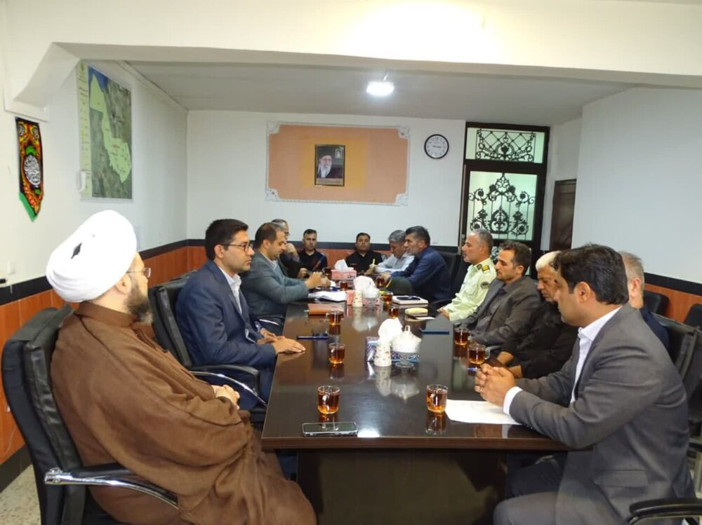 تصاویر/ جلسه ستاد اربعین شهرستان چهاربرج