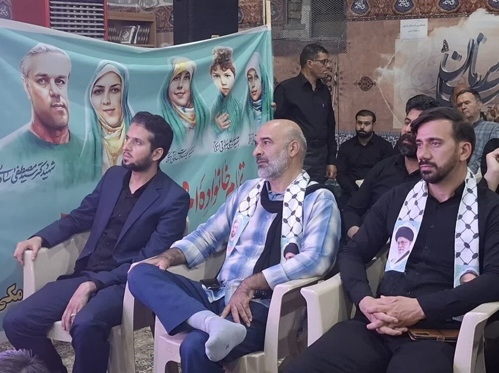 مراسم اربعین شهدای اقتدار کاشان برگزار شد+ تصاویر